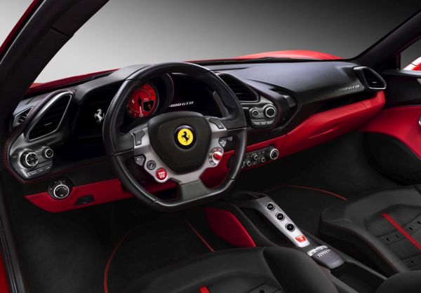 2015 Ferrari 488 GTB Interior