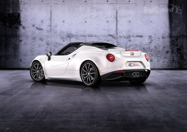 Alfa Romeo 4C 2016 - Side and Rear View