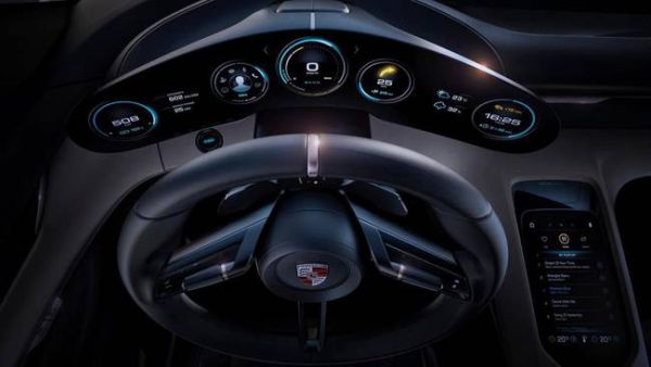 Porsche Mission E Electric Car - Interior